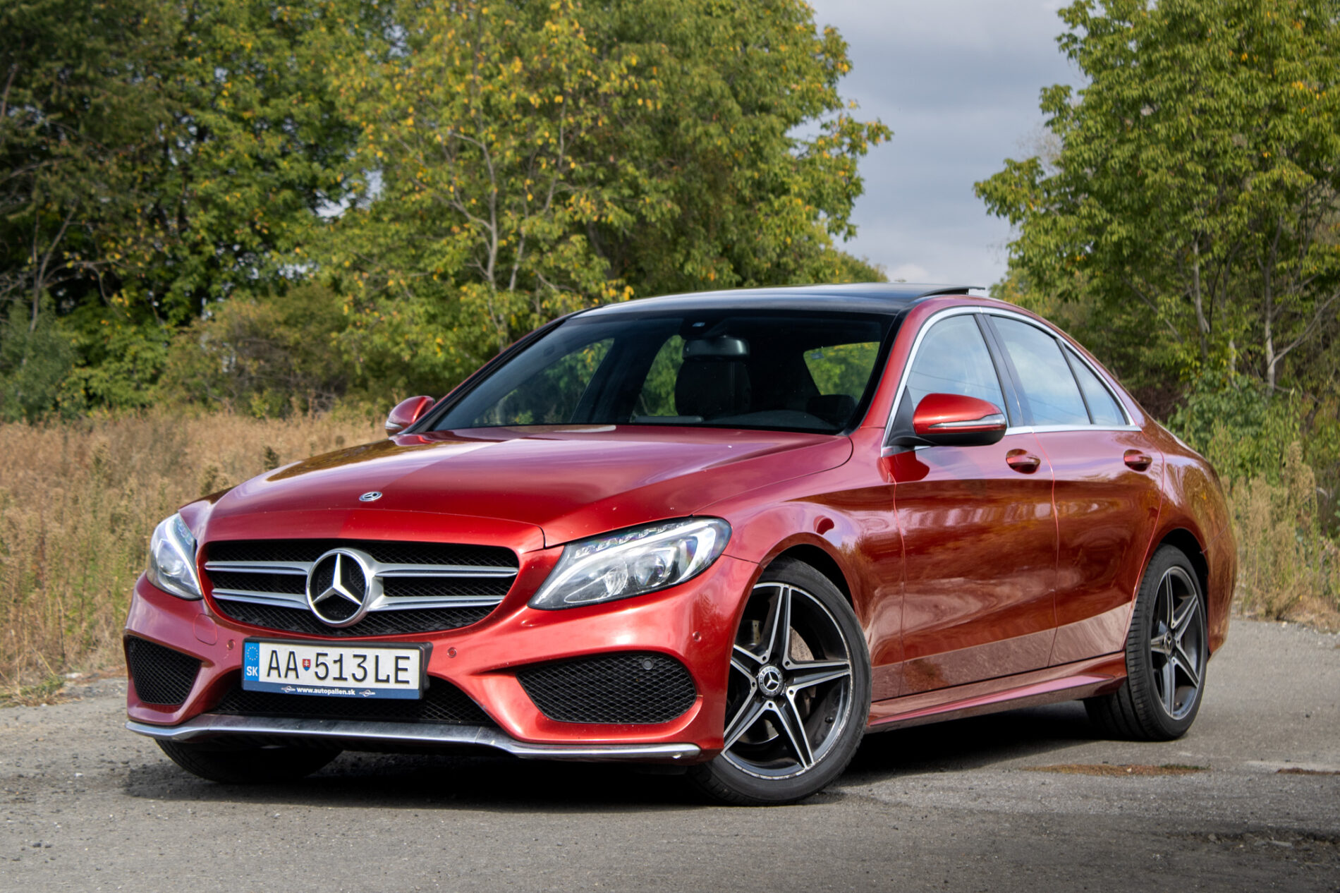 Mercedes-Benz C trieda Sedan C180 W205 AMG Line / 85kW / A9 / ZÁRUKA / AJ NA SPLÁTKY / PROTIÚČE